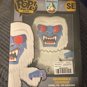 Funko Pop! Pin Abominable Snowman Blue and White